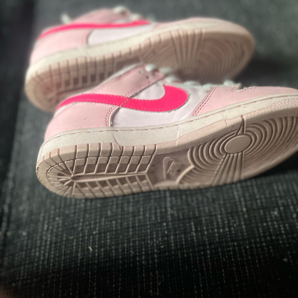 Hot pink light pink Nike dunk